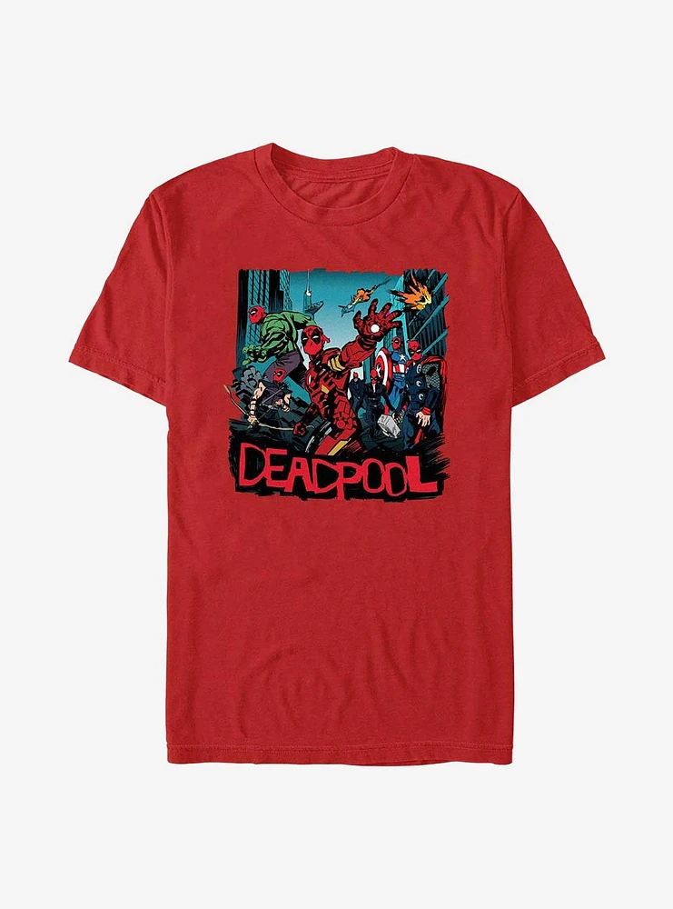 Marvel Deadpool & Wolverine Like Avengers Extra Soft T-Shirt