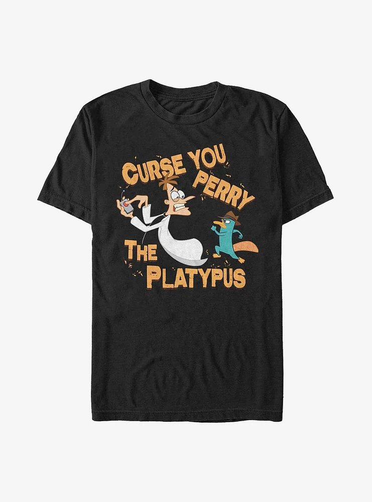 Disney Phineas and Ferb Curse You Extra Soft T-Shirt