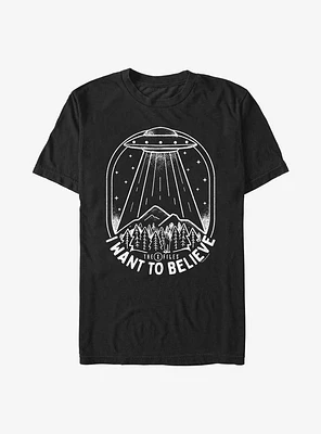 The X-Files Ufo I Want To Believe Extra Soft T-Shirt