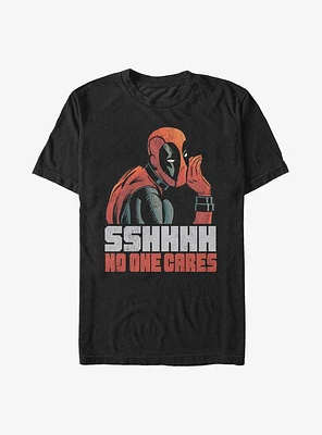 Marvel Deadpool No One Cares Extra Soft T-Shirt