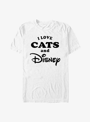 Disney I Love Cats And Extra Soft T-Shirt