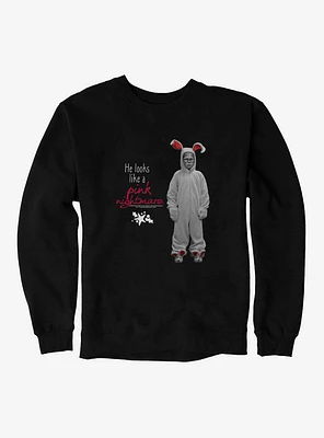 A Christmas Story He Looks Like Pink Nightware Sweatshirt