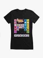 Steven Universe Periodic Gem Table Girls T-Shirt