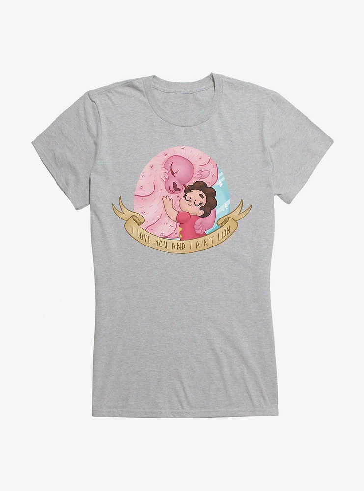 Steven Universe I Love You And Ain't Lion Girls T-Shirt