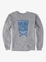 SpongeBob SquarePants Skulls And Bones Sweatshirt