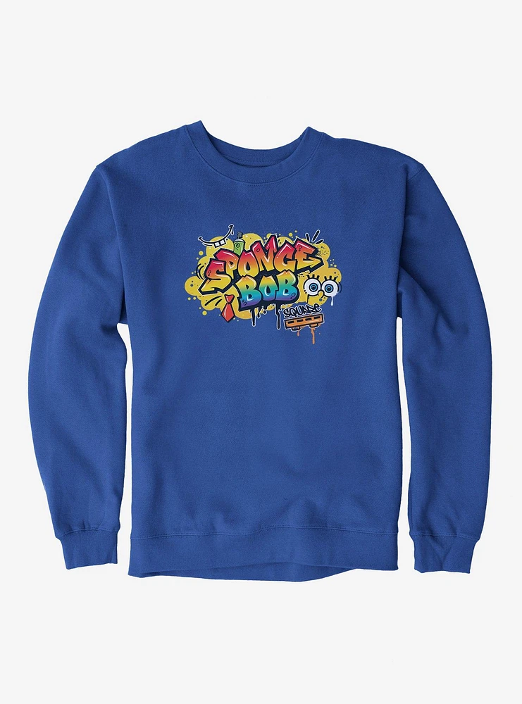 SpongeBob SquarePants Hip Hop Graffiti Art Sweatshirt