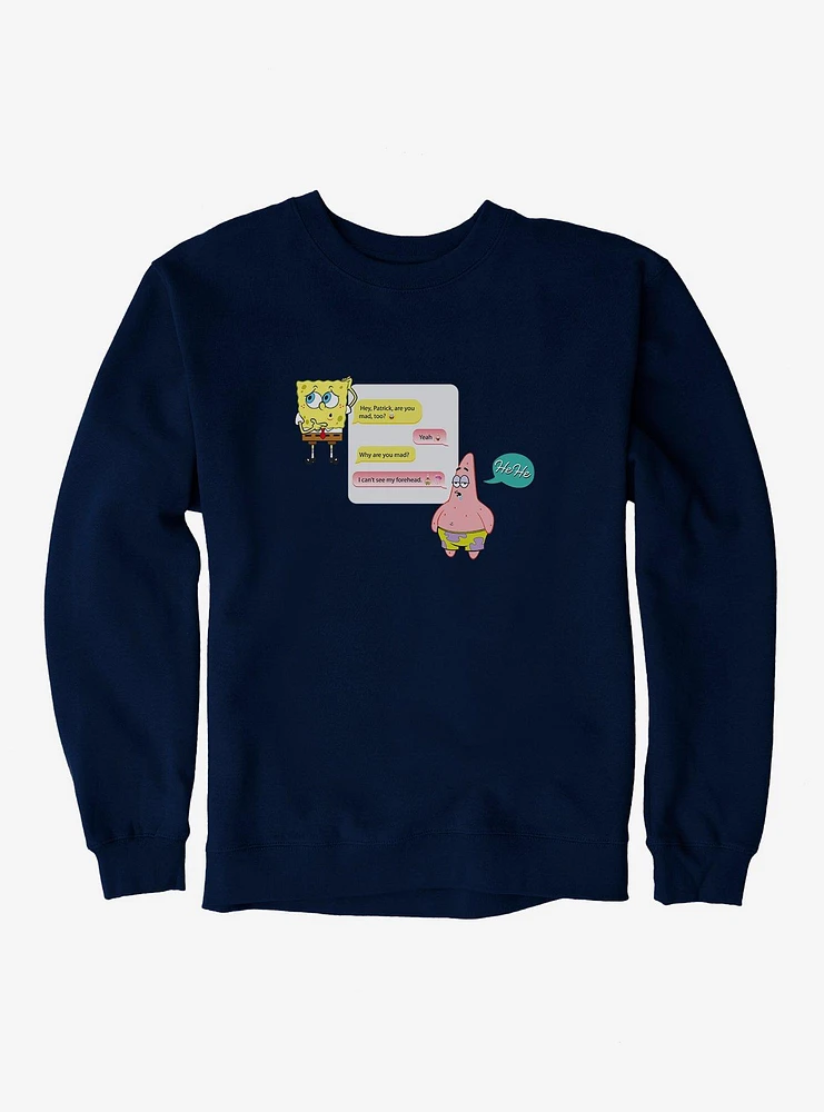 SpongeBob SquarePants Can't See My Forehead Sweatshirt