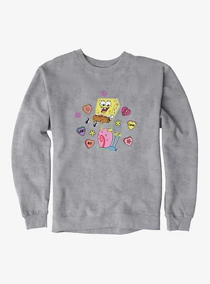 SpongeBob SquarePants Valentine Conversation Hearts Sweatshirt