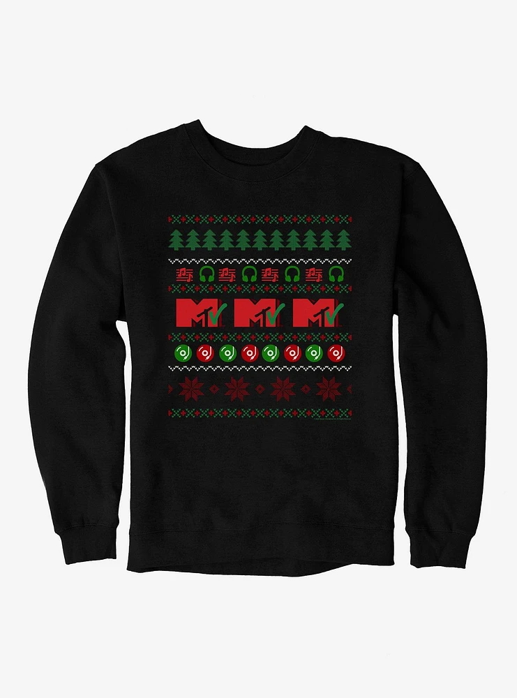 MTV Ugly Christmas Sweater Sweatshirt