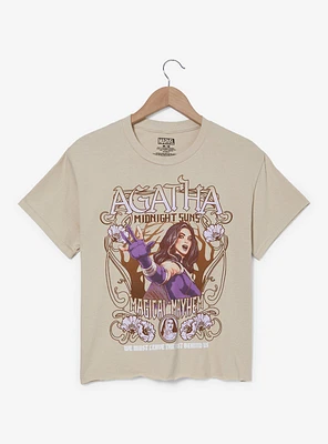 Marvel Agatha Magical Mayhem Portrait Cropped Women's T-Shirt - BoxLunch Exclusive