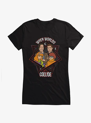 Supernatural ScoobyNatural Worlds Collide Girls T-Shirt