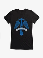 Supernatural Castiel Tie Girls T-Shirt