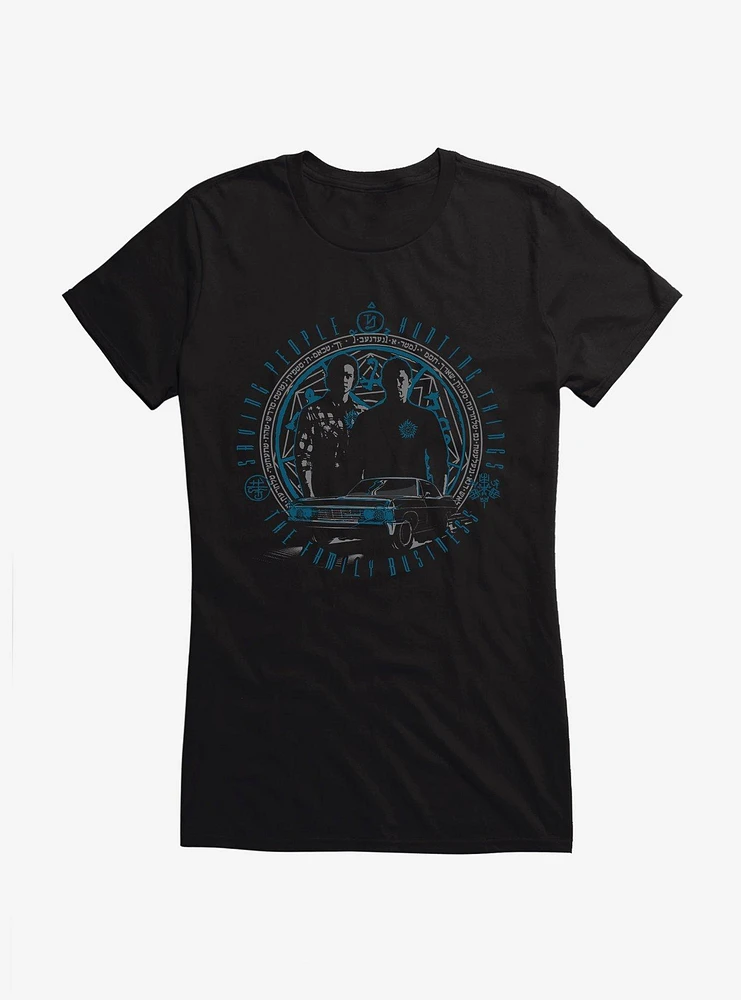 Supernatural Sam and Dean Family Girls T-Shirt