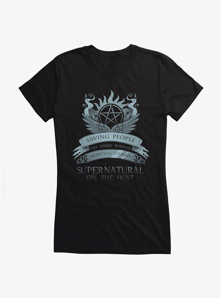 Supernatural Join The Hunt Girl's T-Shirt