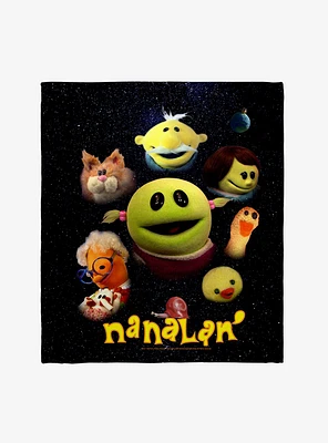 Nanalan Characters Throw Blanket