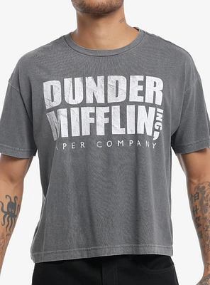 The Office Dunder Mifflin Faux Faded T-Shirt