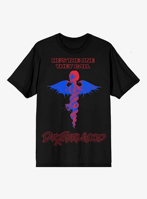 Motley Crue Dr. Feelgood Puff Paint T-Shirt