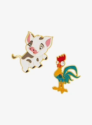 Loungefly Disney Moana Pua & Hei Hei Enamel Pin Set