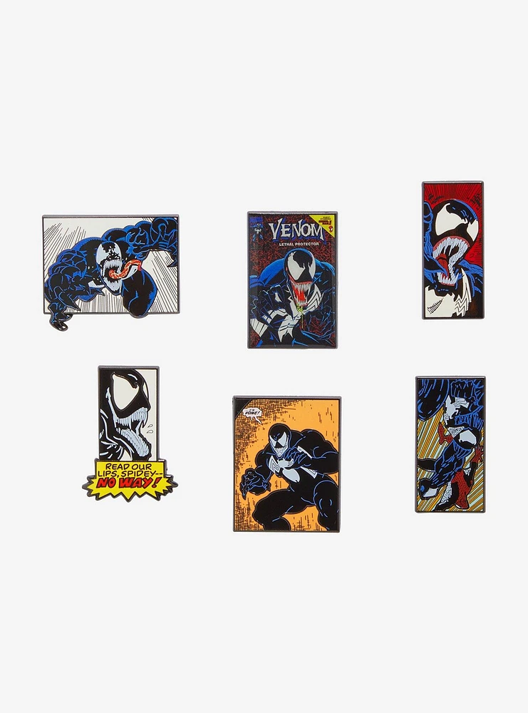 Marvel Venom Comic Panel Blind Box Enamel Pin