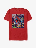 Marvel Spider-Man Comic Strip Extra Soft T-Shirt