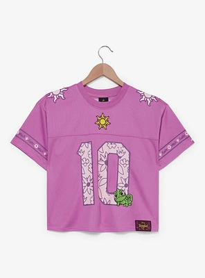 Disney Tangled Rapunzel Women's Cropped Football Jersey - BoxLunch Exclusive