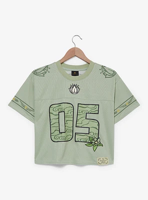 Disney The Princess and Frog Tiana Women's Cropped Football Jersey - BoxLunch Exclusive