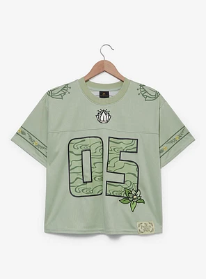 Disney The Princess and Frog Tiana Women's Plus Cropped Football Jersey - BoxLunch Exclusive