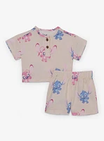 Disney Lilo & Stitch Angel and Infant Short Shirt Set - BoxLunch Exclusive