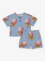 Disney Winnie the Pooh Balloon Bear Allover Print Infant Shirt & Short Set - BoxLunch Exclusive