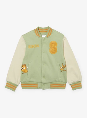 Disney The Lion King Simba, Timon, & Pumbaa Toddler Varsity Jacket — BoxLunch Exclusive