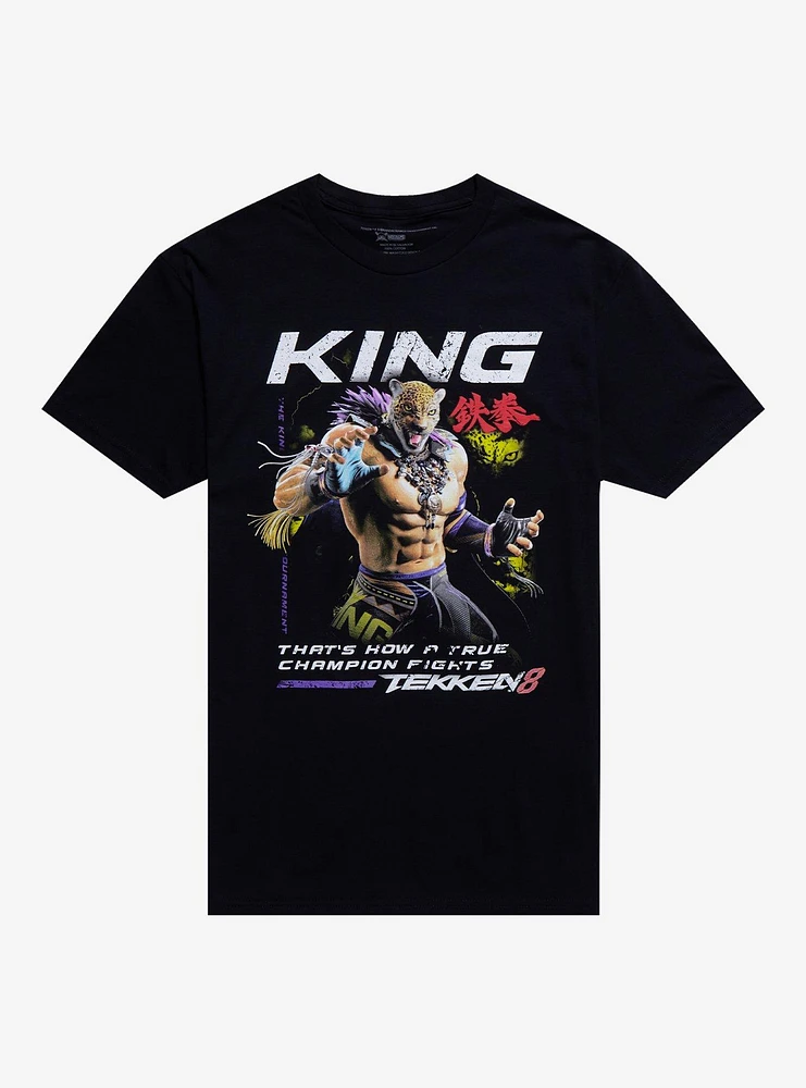 Tekken 8 King T-Shirt By NERDS Clothing