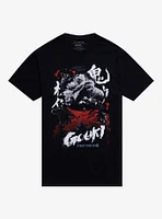 Street Fighter 6 Gouki T-Shirt By NERDS Clothing