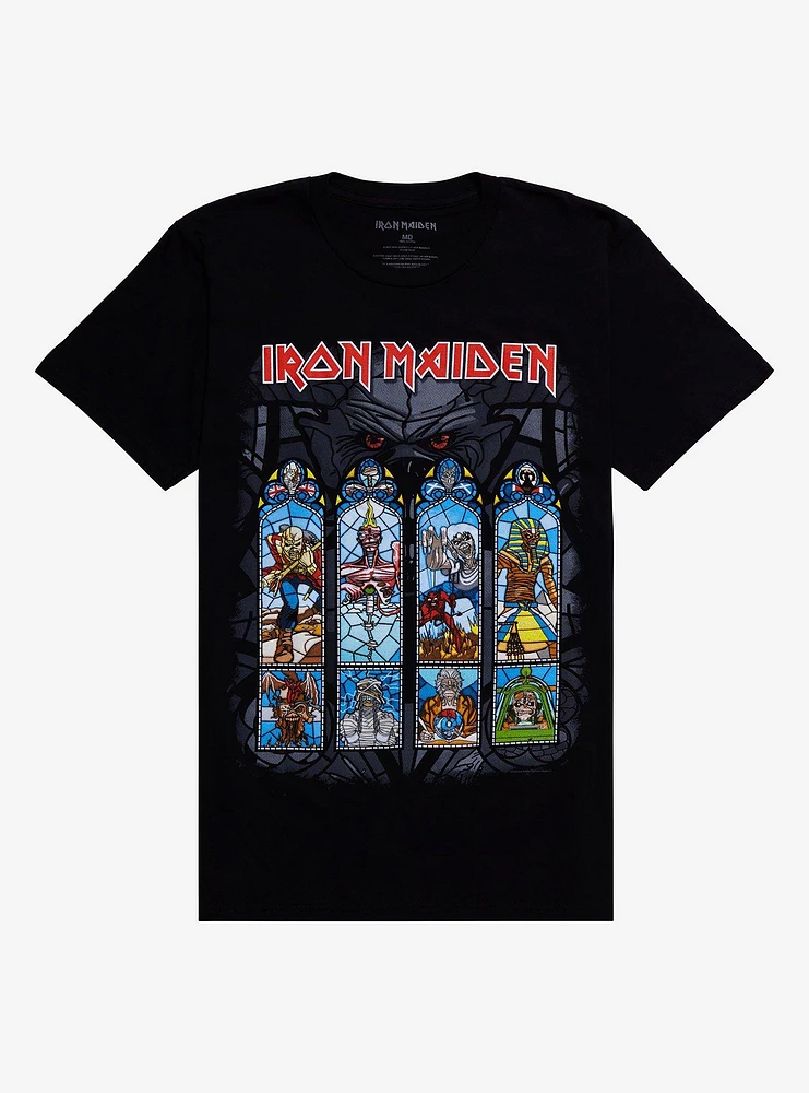 Iron Maiden Legacy Of The Beast Stained Glass T-Shirt