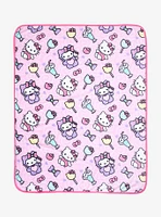 Hello Kitty Candies Throw Blanket