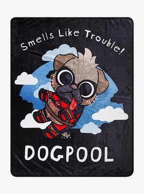 Marvel Deadpool & Wolverine Dogpool Throw Blanket