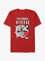 Disney Mickey Mouse Steamboat Willie Vintage T-Shirt