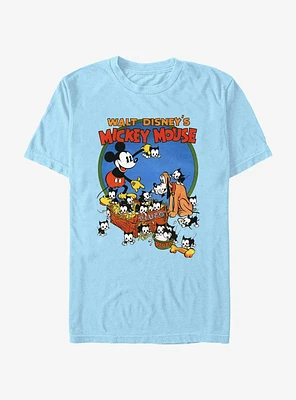 Disney Mickey Mouse Pluto & Cats T-Shirt