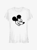 Disney Mickey Mouse Early Headshot Girls T-Shirt