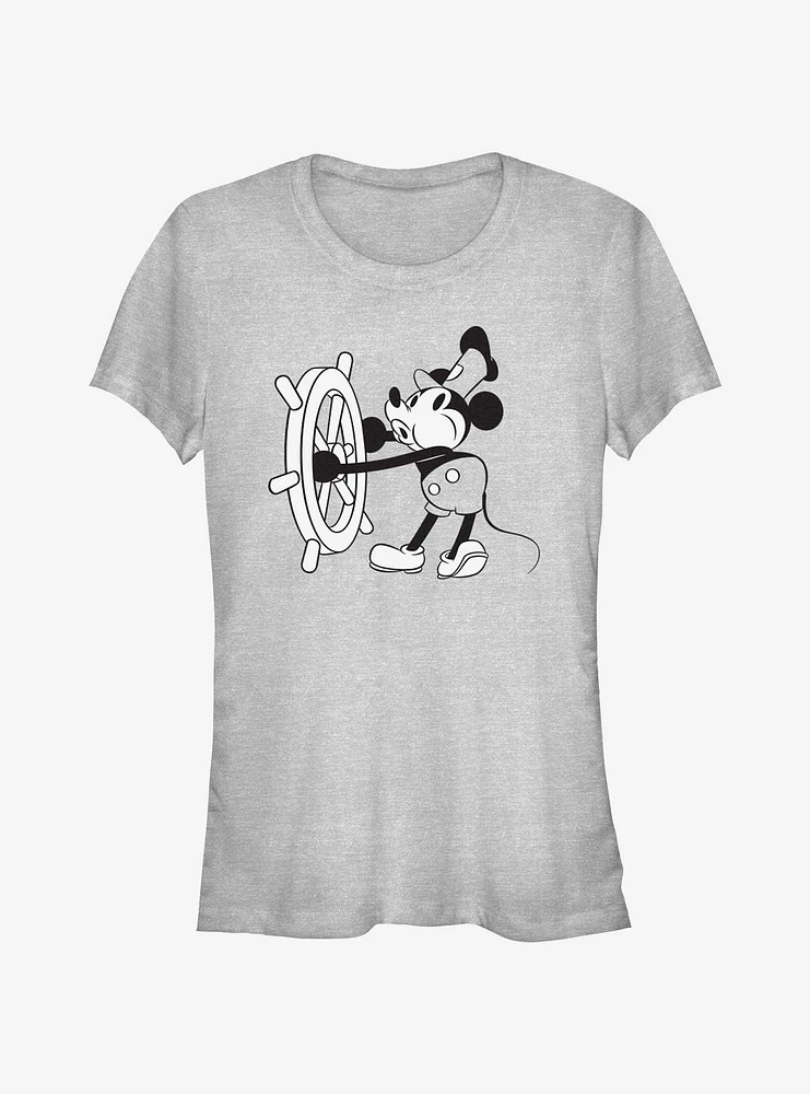 Disney Mickey Mouse Steamboat Cruising Girls T-Shirt