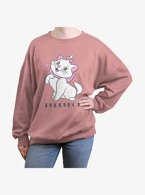 Disney The AristoCats Marie Purrfect Girls Oversized Sweatshirt