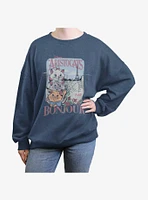 Disney The AristoCats Paris Girls Oversized Sweatshirt