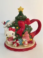 Blue Sky Hello Kitty And Friends Christmas Tree Teapot