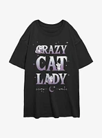 Disney The AristoCats Crazy Cat Lady Girls Oversized T-Shirt