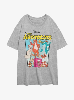 Disney The AristoCats Classic Poster Girls Oversized T-Shirt