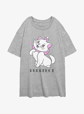 Disney The AristoCats Marie Purrfect Girls Oversized T-Shirt