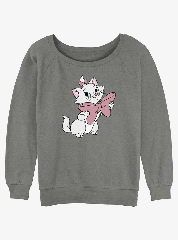 Disney The AristoCats Marie Bow Girls Slouchy Sweatshirt