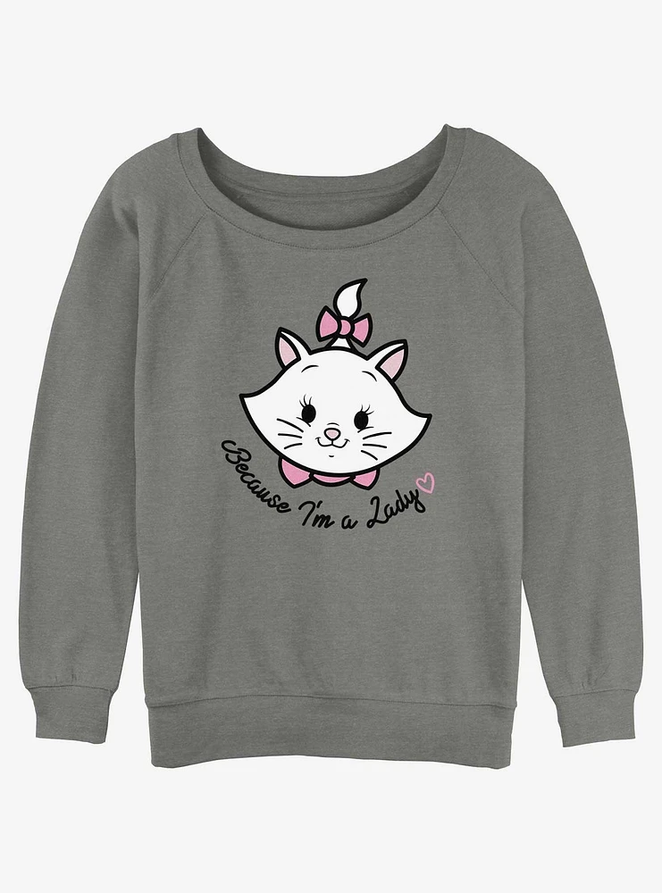 Disney The AristoCats Lady Pocket Girls Slouchy Sweatshirt