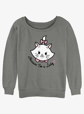 Disney The AristoCats Lady Pocket Girls Slouchy Sweatshirt