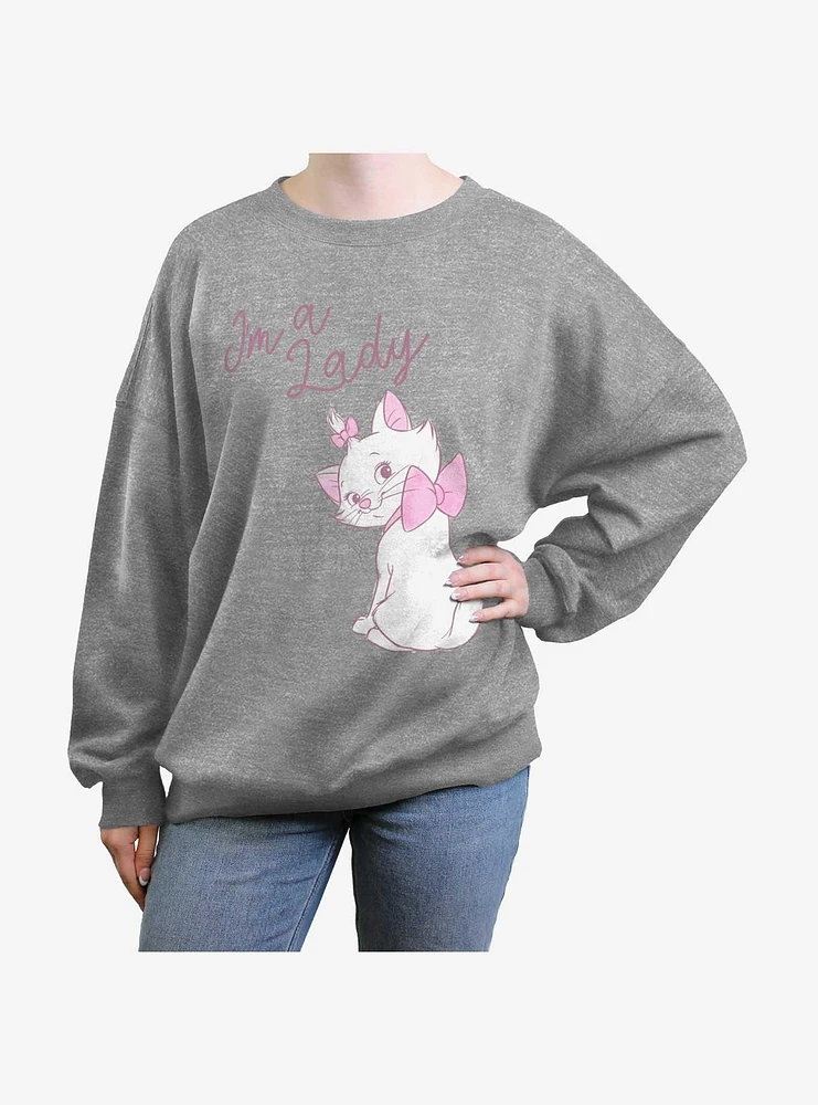 Disney The AristoCats A Lady Girls Oversized Sweatshirt