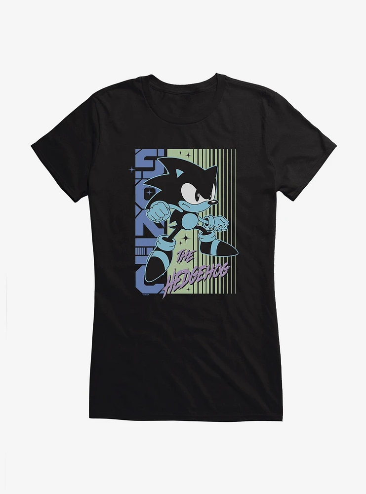 Sonic The Hedgehog Hyper Graphic Girls T-Shirt